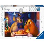 Ravensburger Lady And The Tramp 1000 Piece Disney Artist Collection Puzzle
