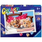 CreArt Two Cuddly Cats - Painting Kit