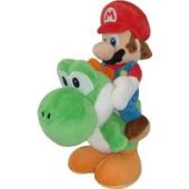 Plush Mario Riding Yoshi Green 8" - Littlebuddy