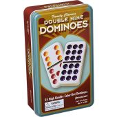 Dominoes Double 9 Tin Case By Goliath