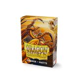 Dragon Shield Sleeves Small Matte Orange 60-Count