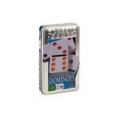 Dominoes Double 6 Color Tin Case By Cardinal Games - Board Game