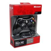 Wireless Controller by Microsoft for Xbox 360 and PC - Black