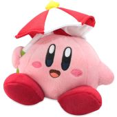 Plush Kirbys Adventure Parasol Kirby 6"