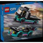 Lego City Race Car And Car Carrier Truck