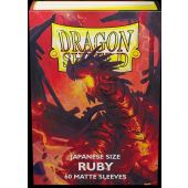Dragon Shield Sleeves Dual Japanese Matte Ruby