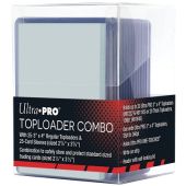 Ultra Pro Toploader Combo 25ct With Sleeves and Storage Box