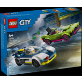 Lego City Police Car And Muscle Car Chase