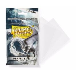 Dragon Shield: Perfect Fit Japanese Size Clear Inner Sleeves - (100)  (Sealed)