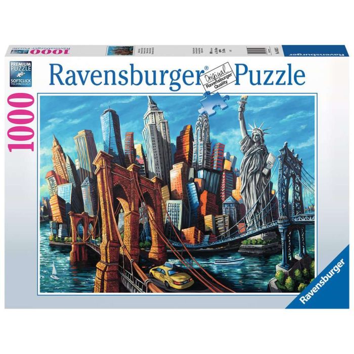 Ravensburger 1000 Pc Welcome To New York  - Puzzle