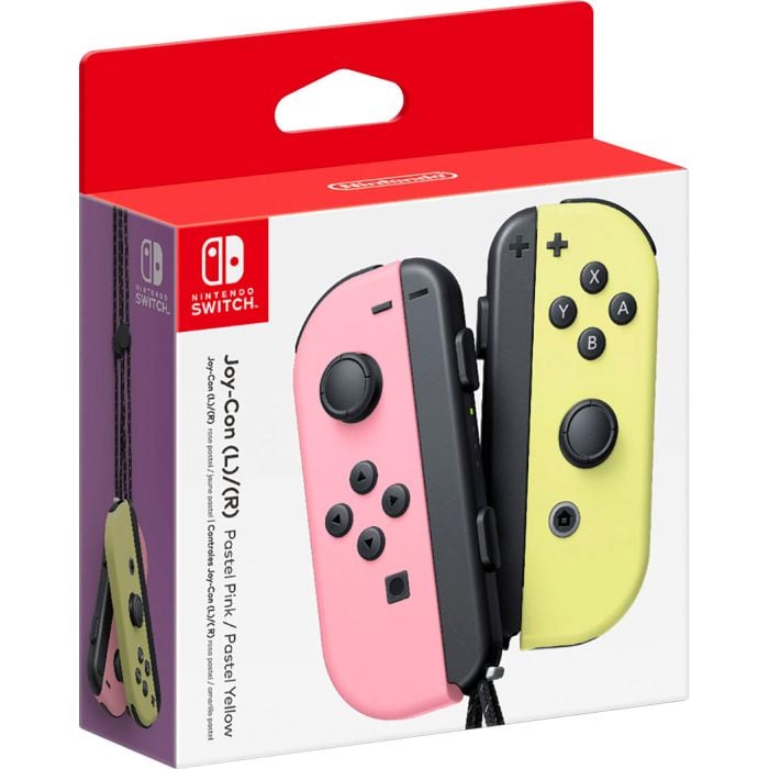 Nintendo Switch Joy Con 2 Pack Pastel Pink/Yellow - at gameshack.ca