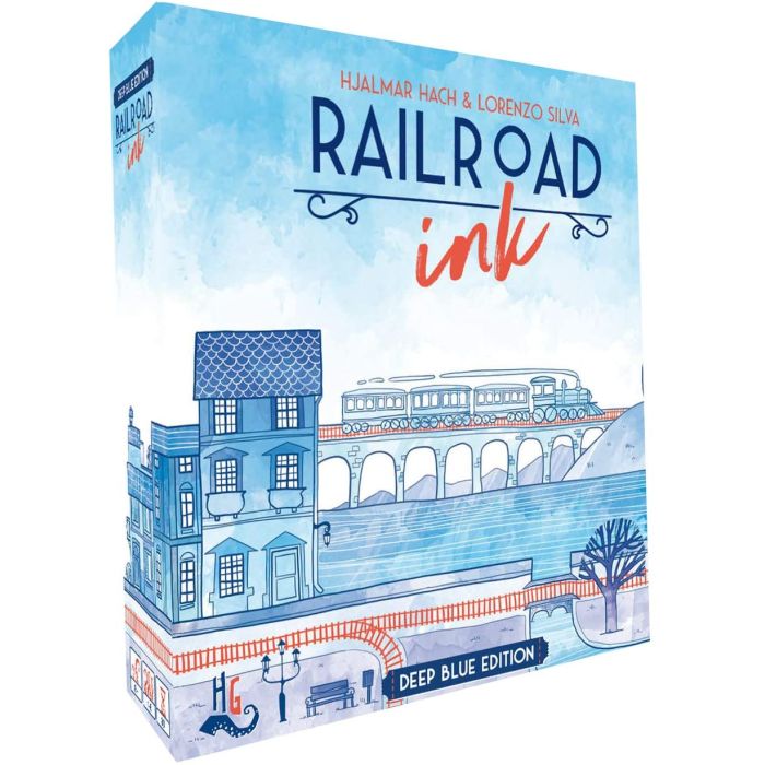 Railroad Ink Deep Blue Edition - Board Game