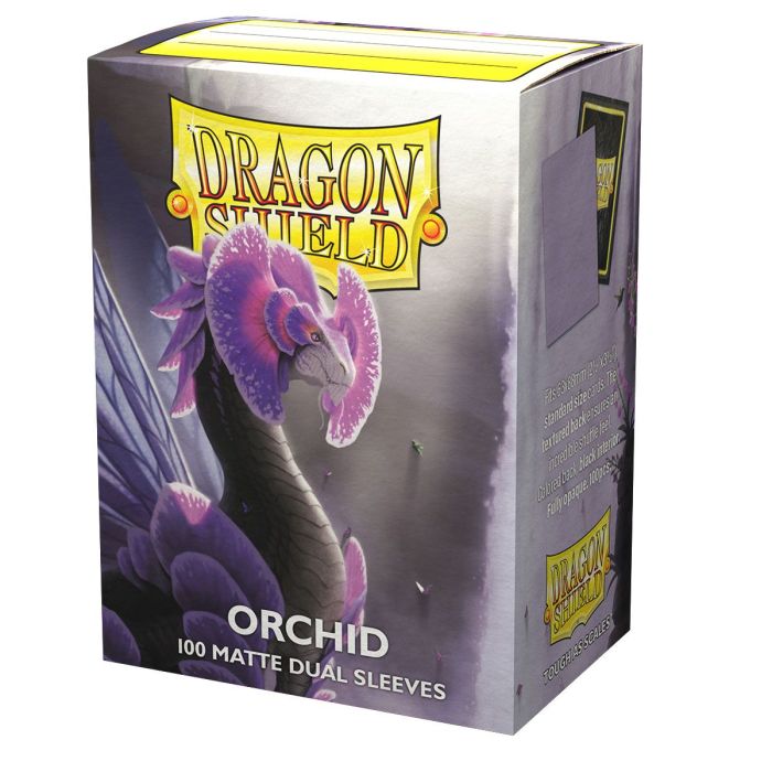 Dragon Shield Sleeves Standard Matte Dual 100CT Orchid Purple