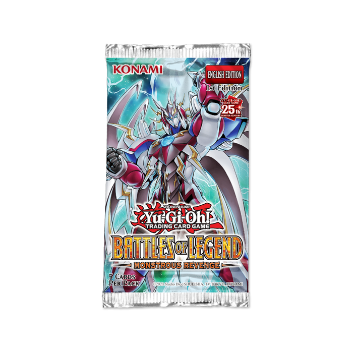 YuGiOh Battles of Legend Monstrous Revenge Booster Pack (Buy 2 Get 1 Free)