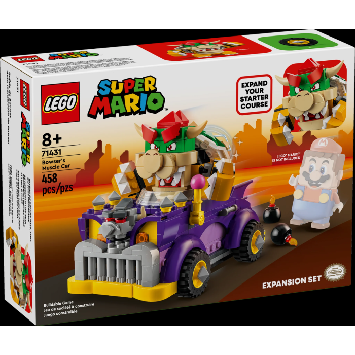 Lego Super Mario Bowsers Muscle Car Expansion Set