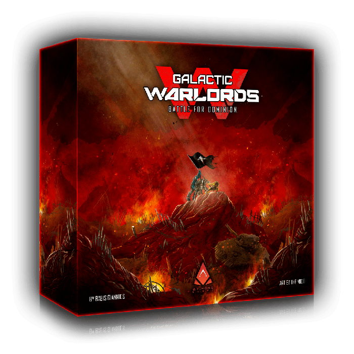 (DAMAGED) Galactic Warlords Battle For Dominion - Board Game