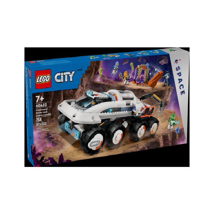 Lego City Command Rover And Crane Loader