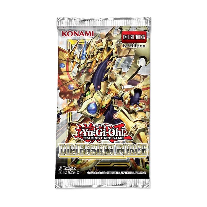 YuGiOh Dimension Force Booster Pack (Buy 2 Get 1 Free)