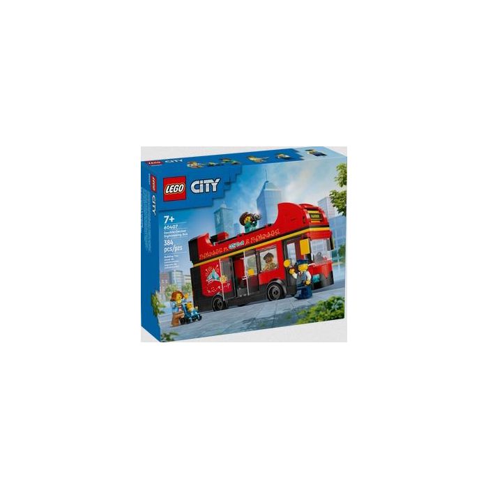 Lego City Red Double-Decker Sightseeing Bus