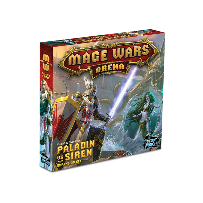 Mage Wars Arena Paladin Vs. Siren - Board Game