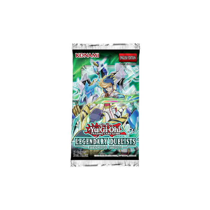 YuGiOh Legendary Duelists Synchro Storm Booster Pack (Buy 2 Get 1 Free)