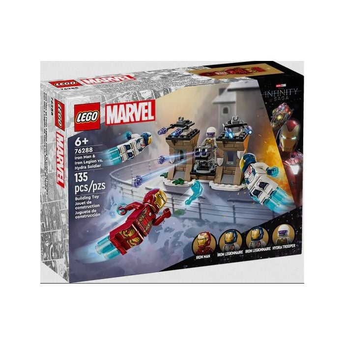 Lego Marvel Iron Man & Iron Legion vs. Hydra Soldier