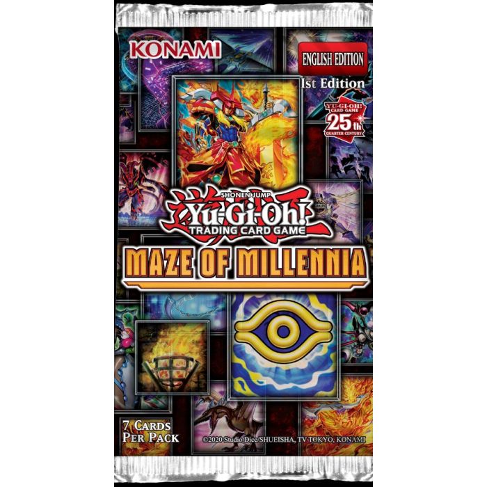 YuGiOh Maze of Milennia Booster Pack (Buy 2 Get 1 Free)