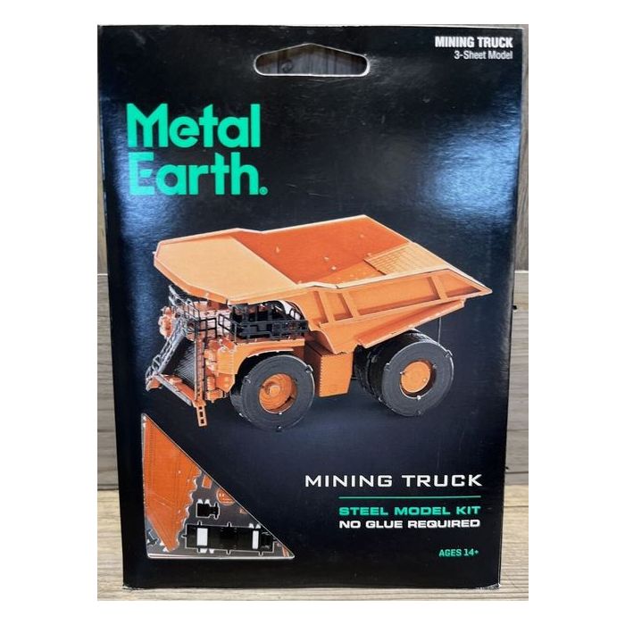 Metal Earth - Construction Mining Truck (orange)