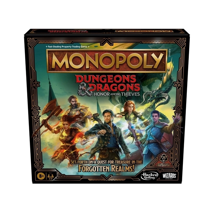 Monopoly Dungeons and Dragons: Honour Amoung Thieves (By Hasbro) - Board Game