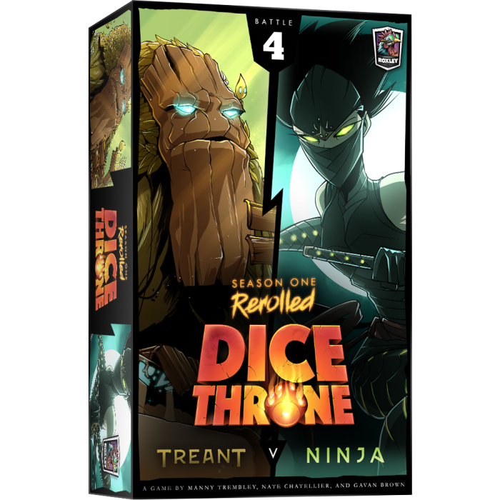 Dice Throne Season 1 Re-Rolled Box 4 Treant Vs Ninja - Board Game