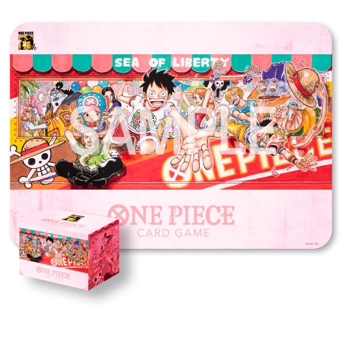 One Piece Playmat/Card Case Set 25th Anniversary
