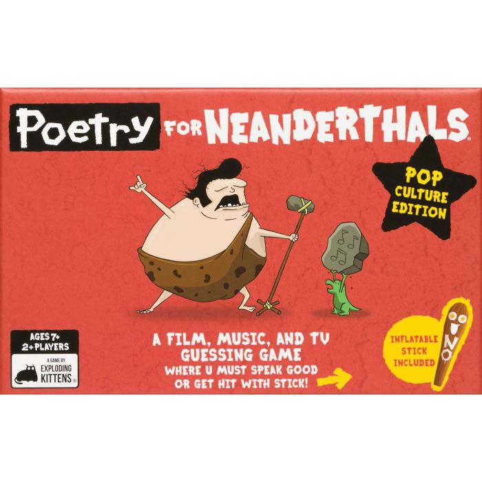 Poetry For Neanderthals: Pop Culture Edition - Board Game