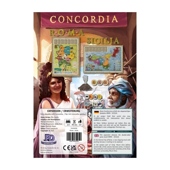 Concordia: Roma/Sicilia Expansion - Board Game