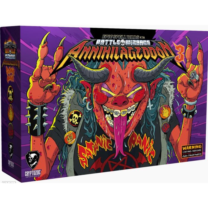 Epic Spell Wars Deck Building Game: Annihilageddon 3 Satanic Panic - Board Game