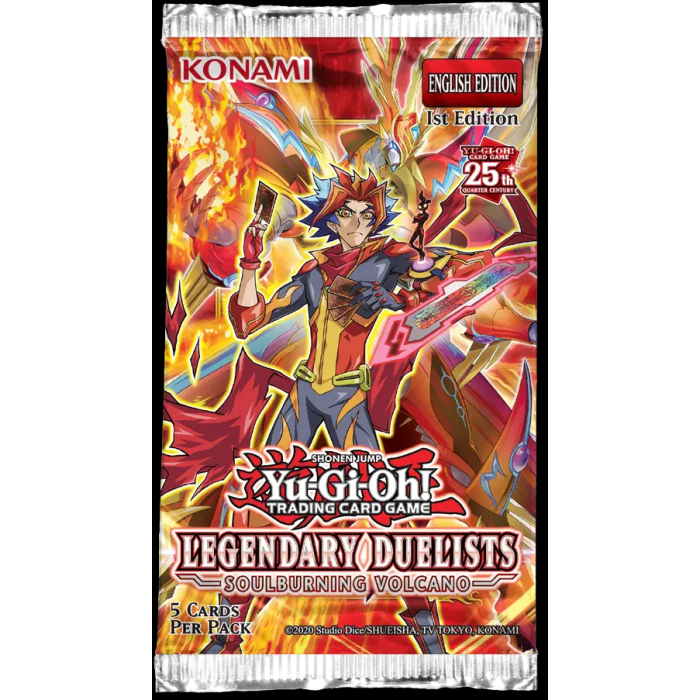 YuGiOh Legendary Duelist Soulburning Volcano Booster Pack (Buy 2 Get 1 Free)