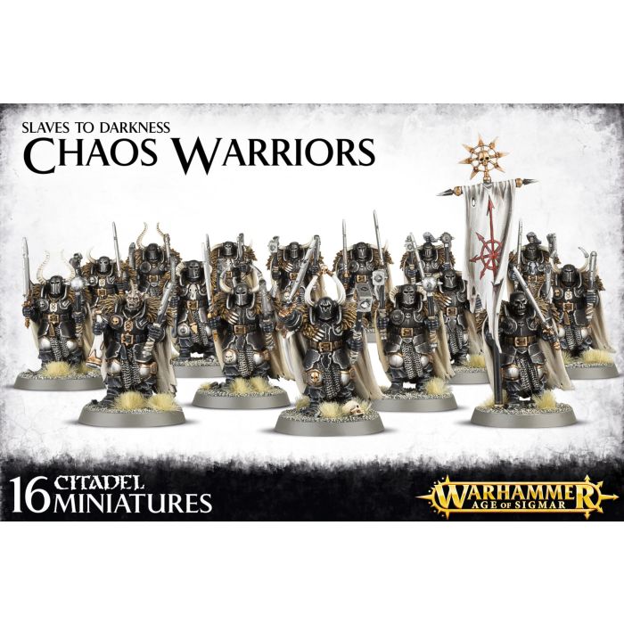 (DAMAGED) Warhammer 40K AOS Chaos Warriors