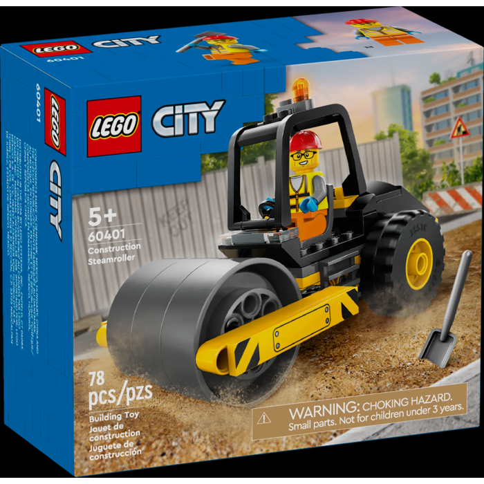 Lego City Construction Steamroller