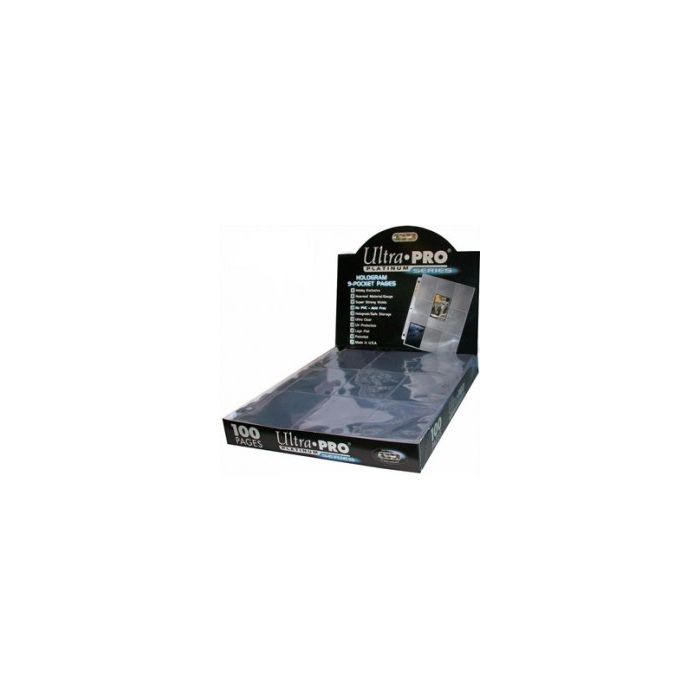 Ultra Pro 9 Pocket Pages Platinum Series 100 Pages of Card Sleeves for  Trading Card Binder